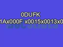 0DUFK x0014x001Ax000F x0015x0013x0015x0014