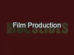 Film Production