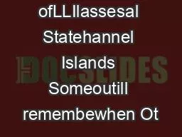 Welcomyear ofLLIlassesal Statehannel Islands Someoutill remembewhen Ot