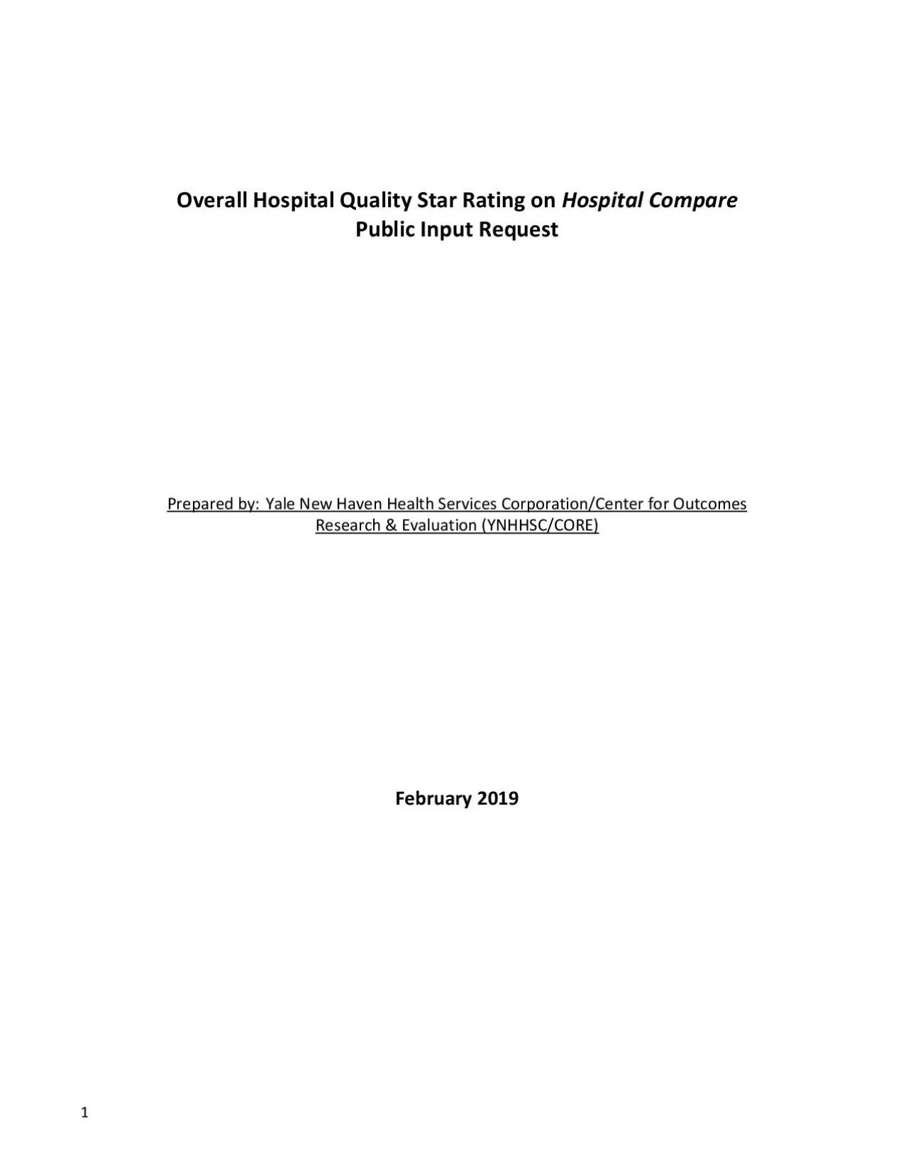 PDF-x0000x00001 Overall Hospital Quality Star Ratingon Hospital ComparePub