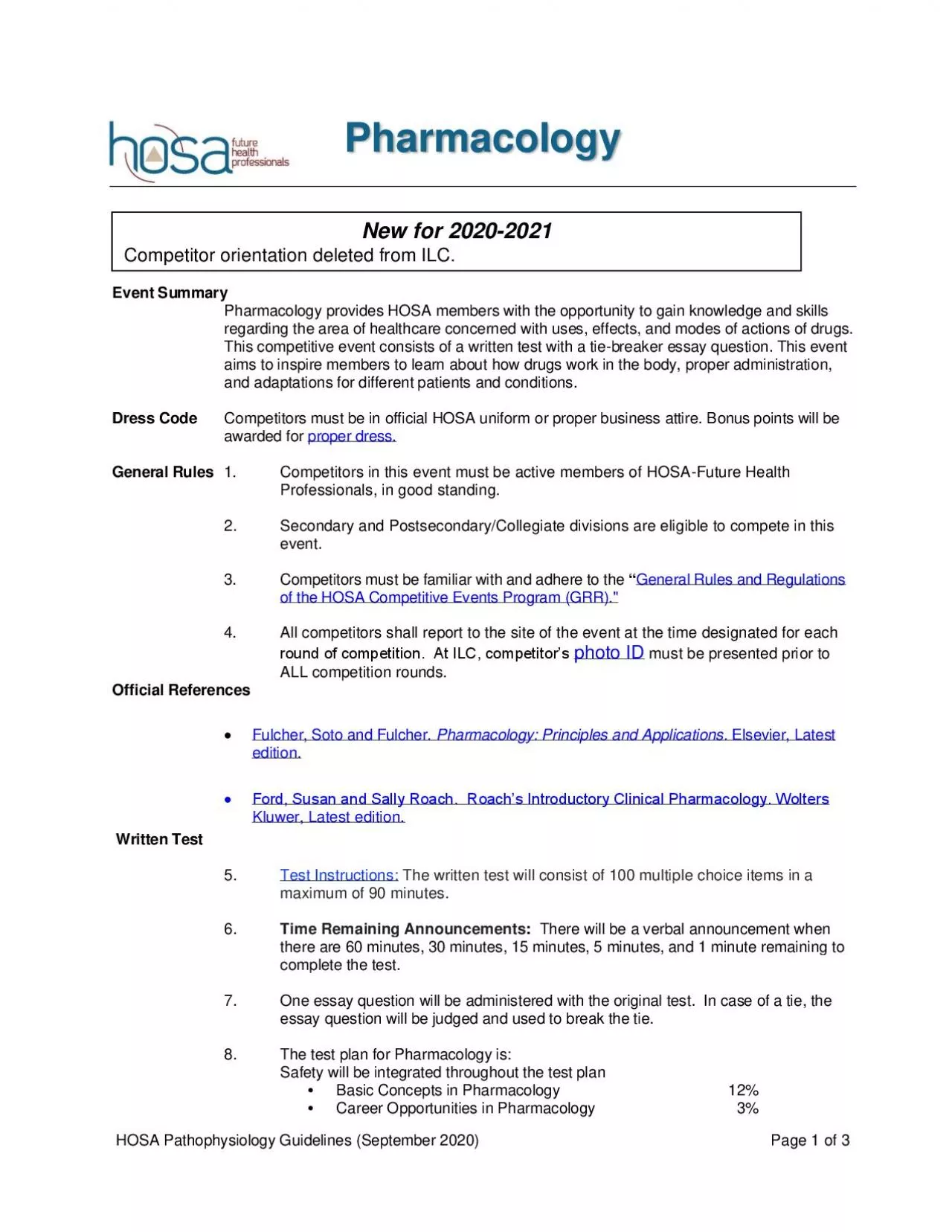 PDF-HOSA Pathophysiology Guidelines