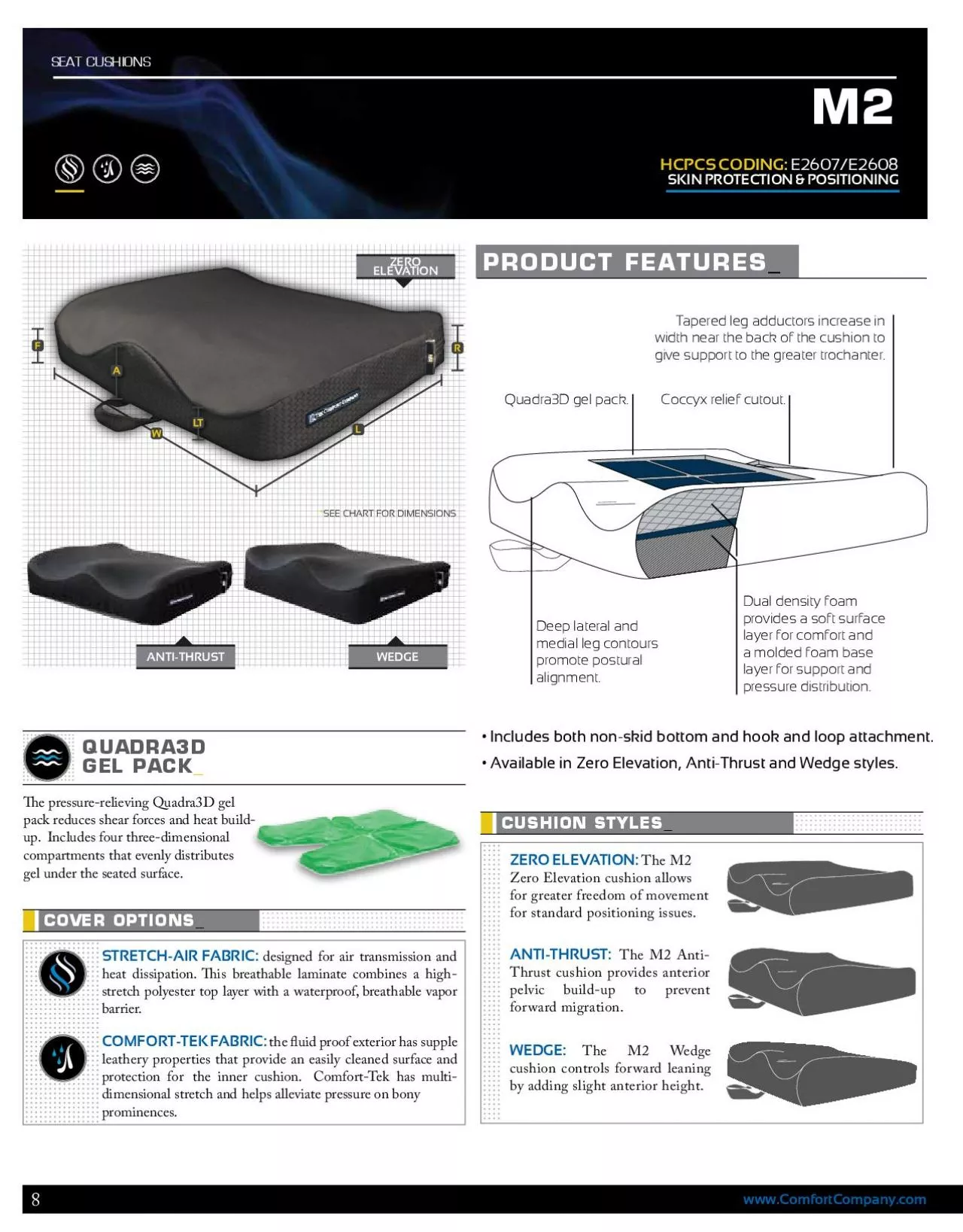 PDF-Dual density foam provides a soft surfacelayer for comfort and