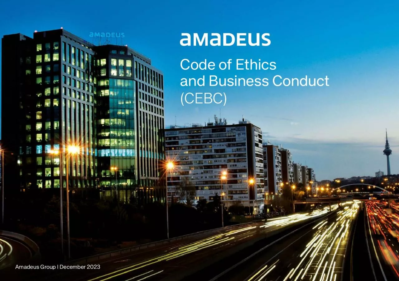 PDF-Code of Ethics andBusiness ConductCEBCAmadeus Group June 2019