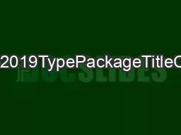 PackagepromoteFebruary62019TypePackageTitleClientforthe31AlteryxPromot