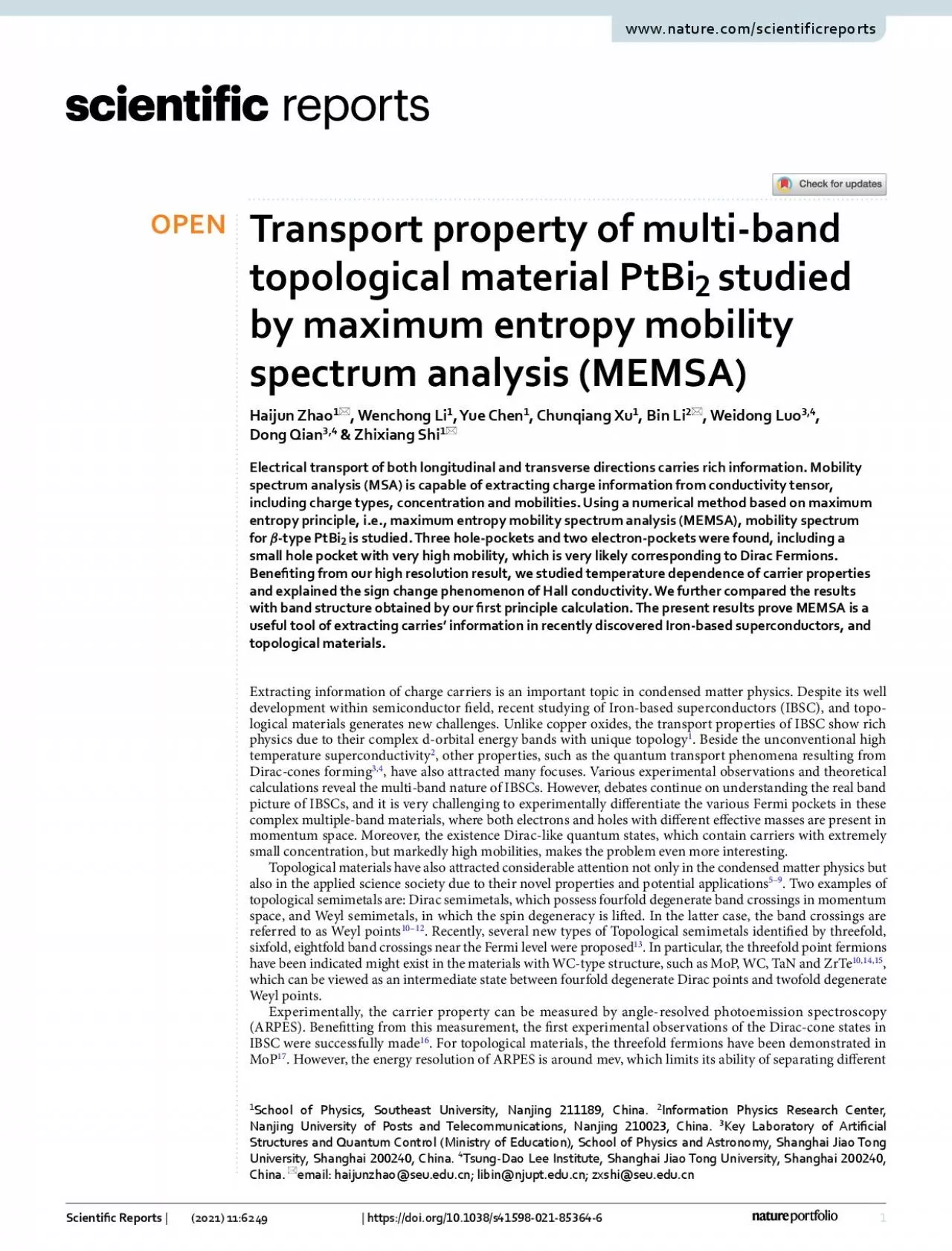 PDF-bands Quantum oscillations are capable of measuring the electronic sta