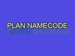 PLAN NAMECODE