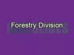 Forestry Division