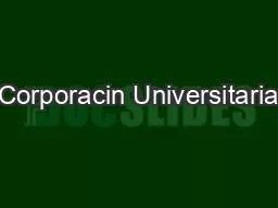 Corporacin Universitaria