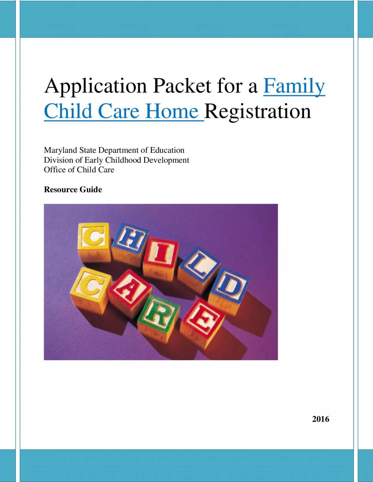 PDF-Application Packet for a Family