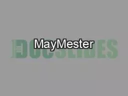 MayMester