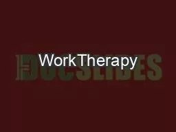 WorkTherapy