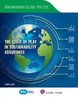 STATEPLAYSUSTAINABILITYASSURANCEGLOBALJUNE 2021