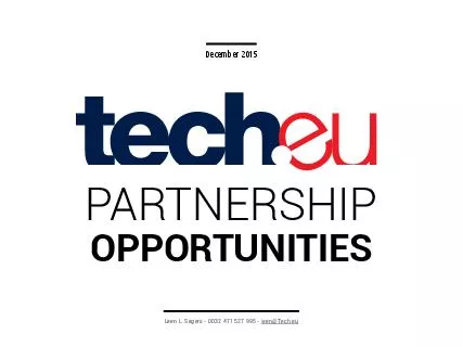 PARTNERSHIP OPPORTUNITIES