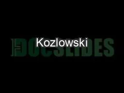 Kozlowski