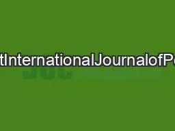 ContentslistsavailableatInternationalJournalofPediatricOtorhinolaryngo