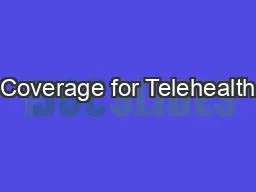 Coverage for Telehealth