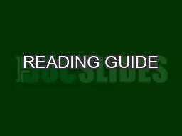 READING GUIDE