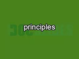 principles