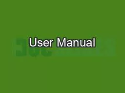 User Manual