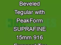 SUPREMA Beveled Tegular with PeakForm SUPRAFINE 15mm 916 Exposed Tee