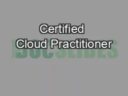 Certified Cloud Practitioner