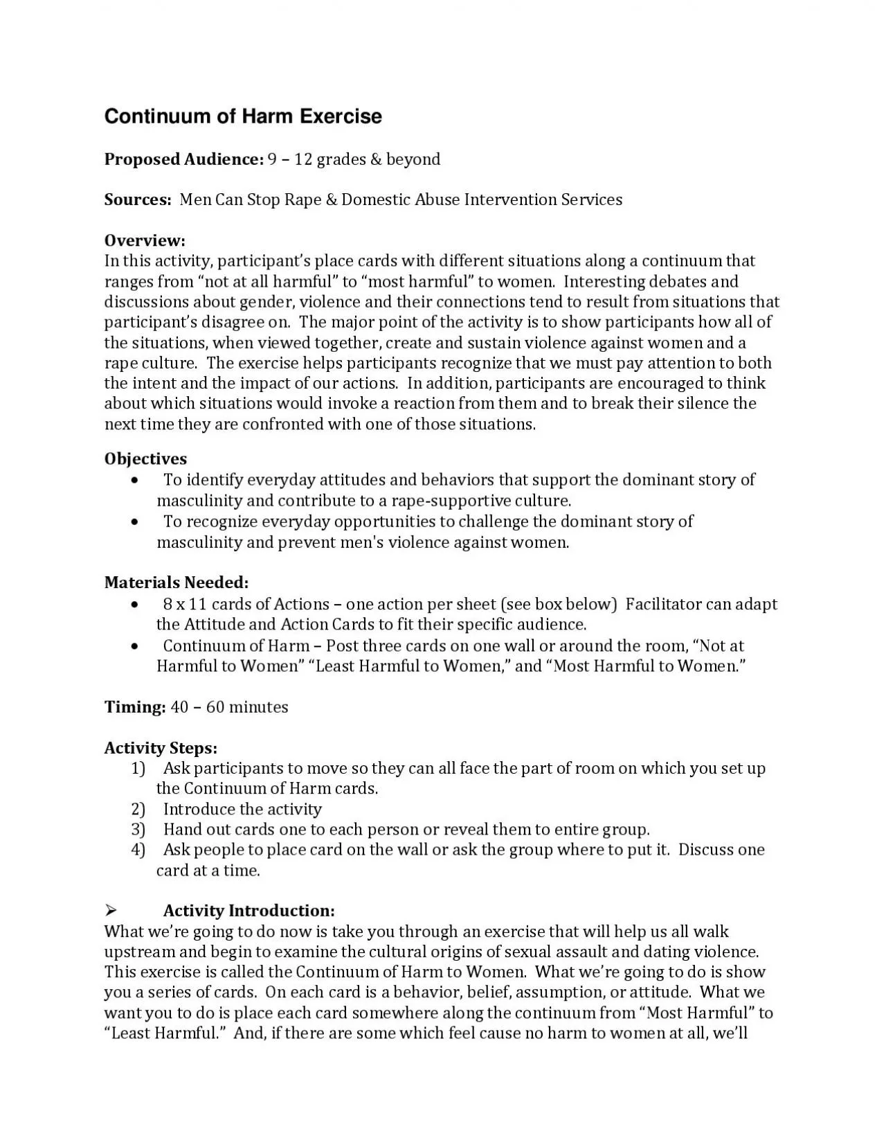 PDF-Continuum of Harm