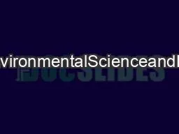 ContentslistsavailableatEnvironmentalScienceandPolicyjournalhomepageww