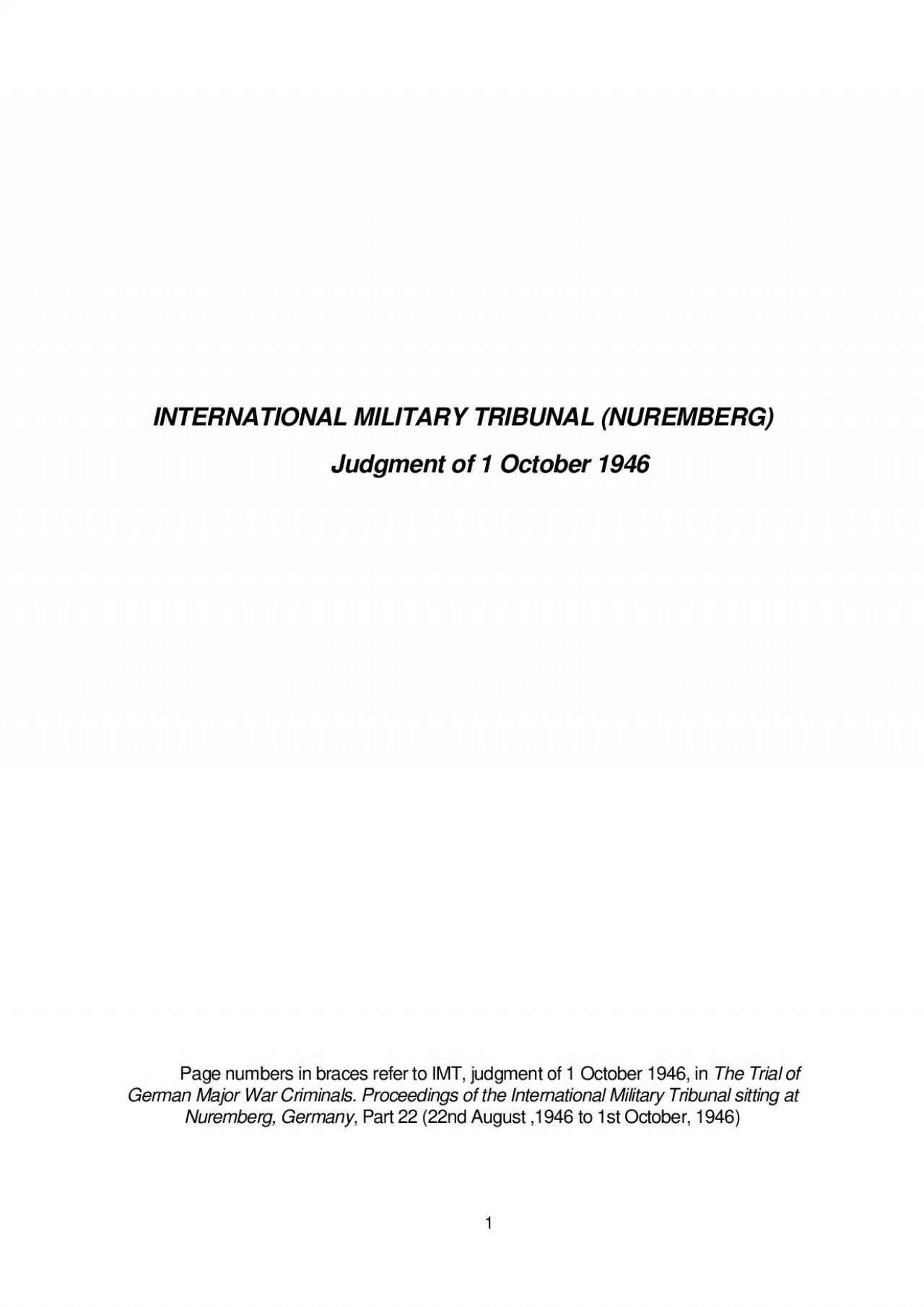 PDF-INTERNATIONAL MILITARY TRIBUNAL NUREMBERG