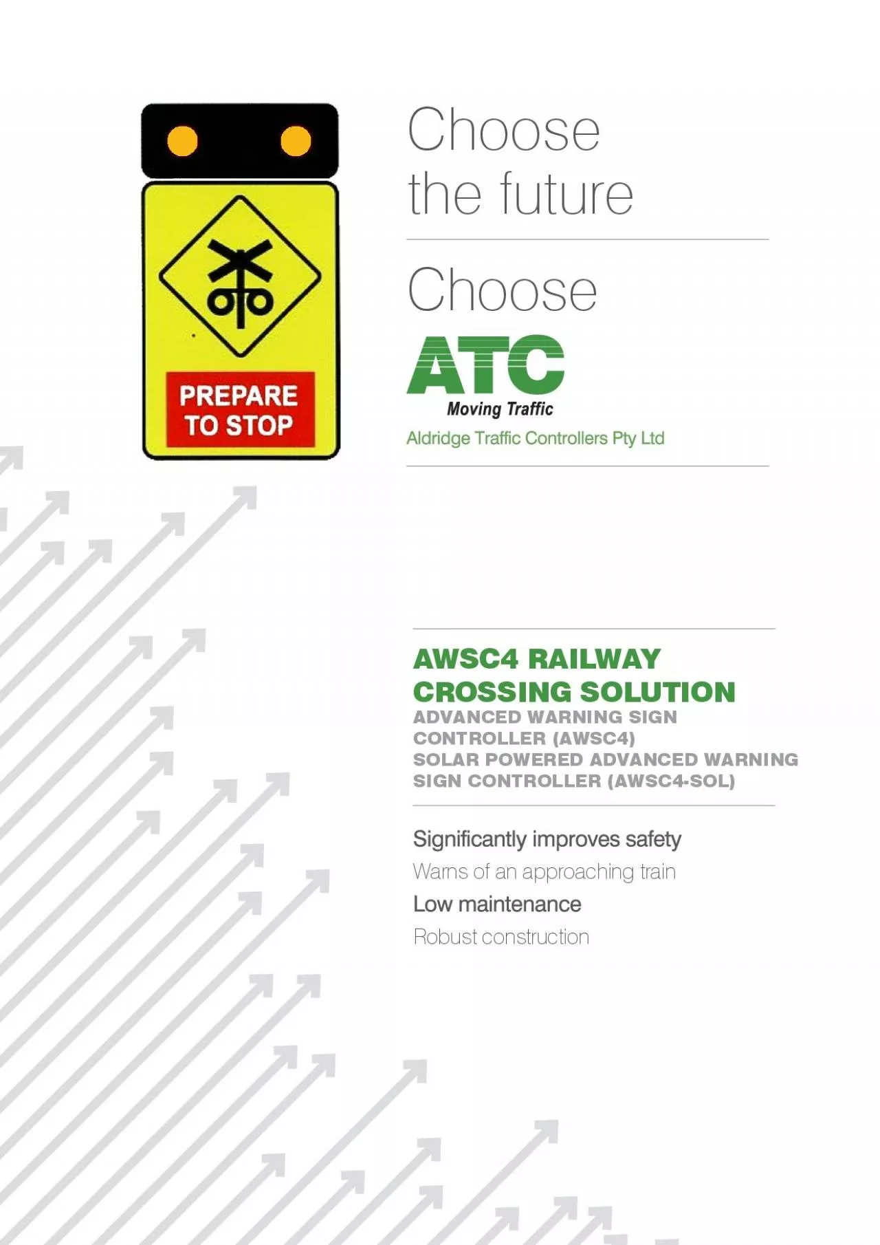 PDF-AWSC4 RAILWAY CROSSING SOLUTIONADVANCED WARNING SIGN CONTROLLER AWSC4