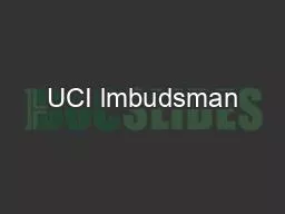 UCI lmbudsman