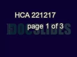 HCA 221217          page 1 of 3