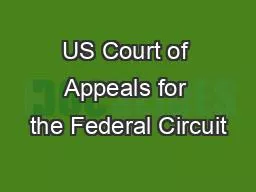 US Court of Appeals for the Federal Circuit