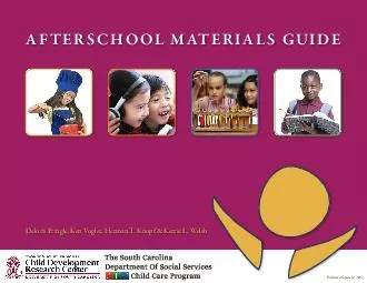 AFTERSCHOOL MATERIALS GUIDE