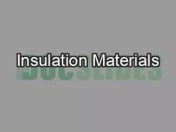 Insulation Materials