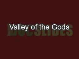 PDF-Valley of the Gods