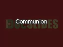 Communion