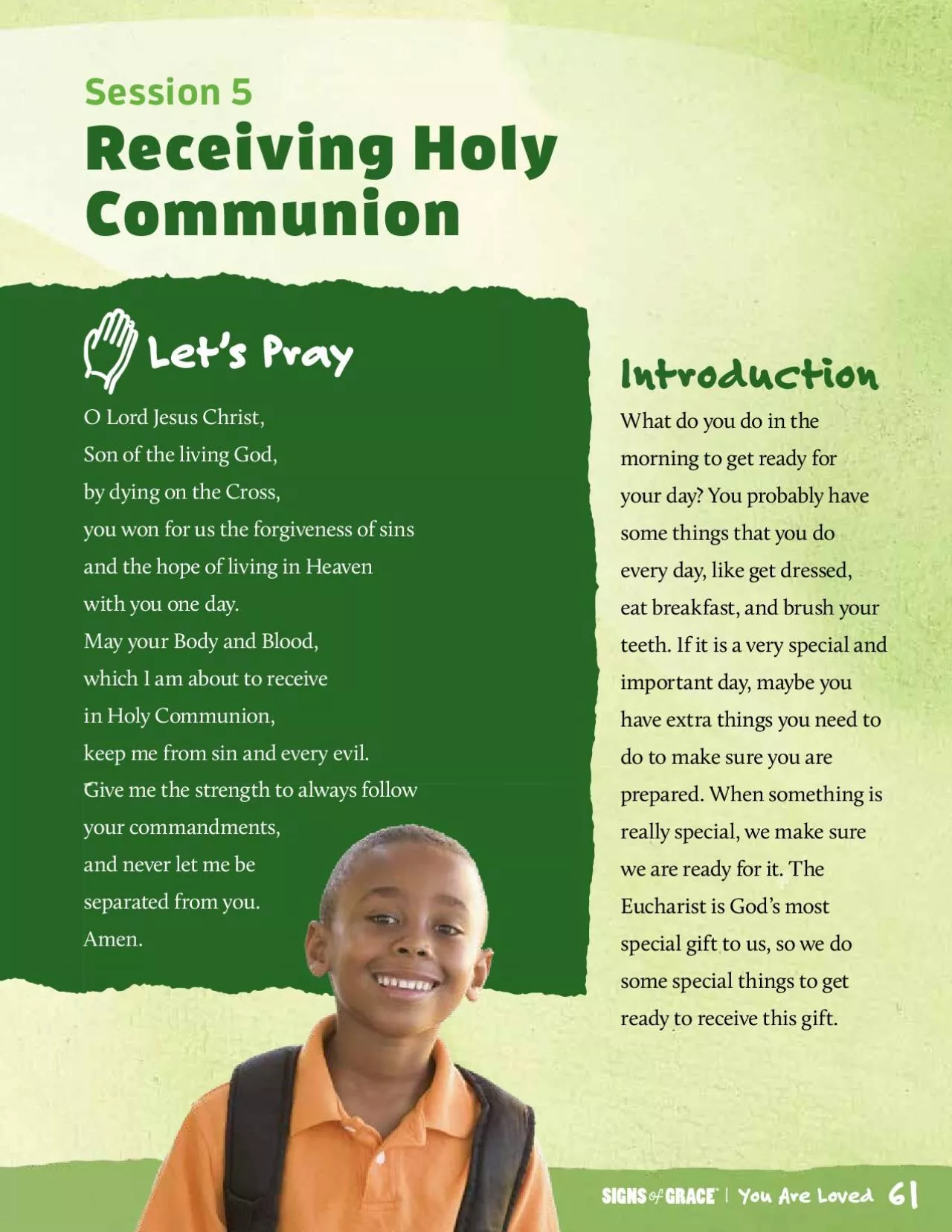 PDF-Receiving Holy CommunionIntroductionWhat do you do in the morning to g