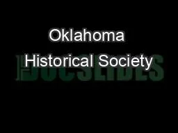 Oklahoma Historical Society