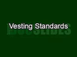 Vesting Standards