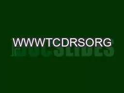 WWWTCDRSORG