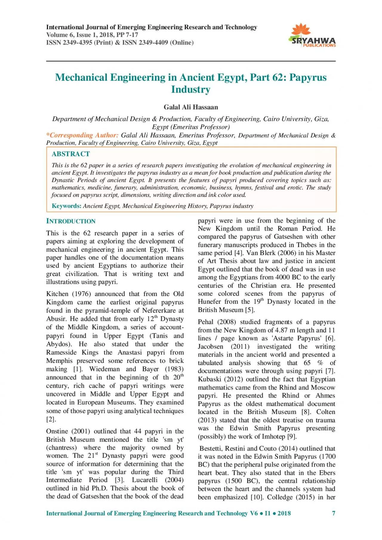 PDF-International Journal of Emerging Engineering Research and Technology