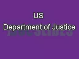 US Department of Justice