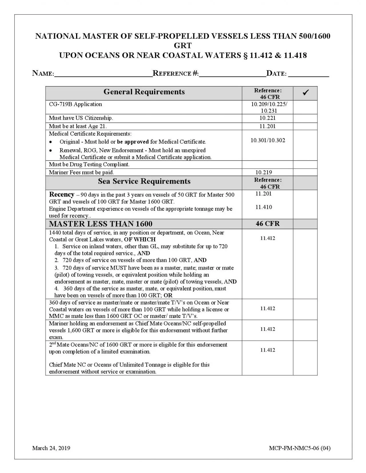 PDF-x0000x0000March2019MCPNMC506 04NATIONAL MASTER OF SELFPROPELLED VESSEL