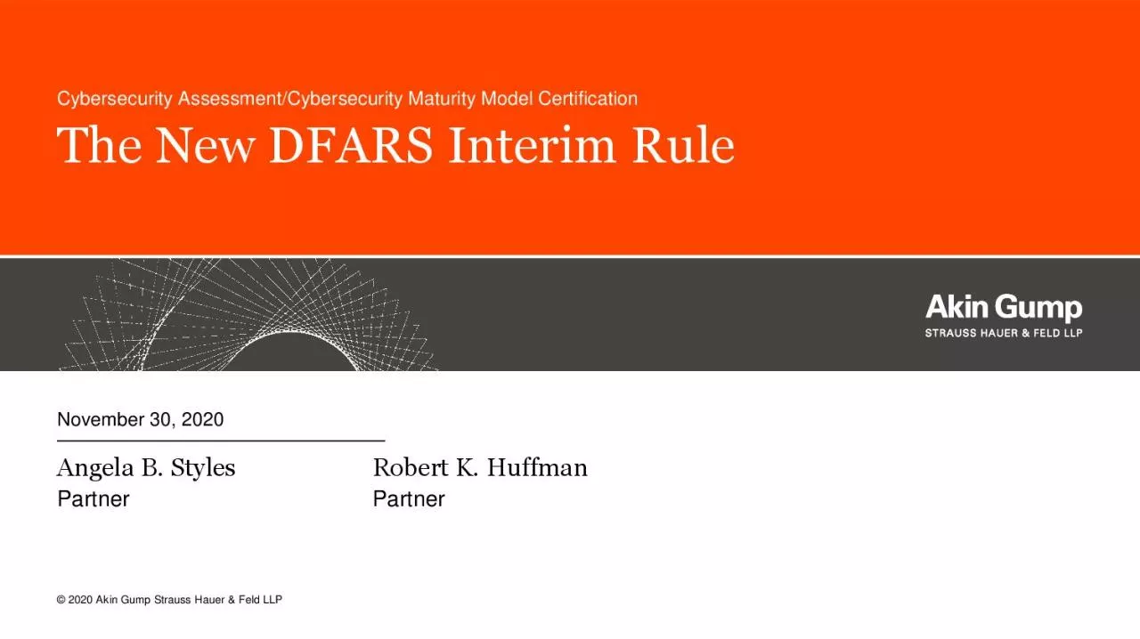 PDF-2020 Akin Gump Strauss Hauer Feld LLP