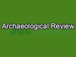 Archaeological Review