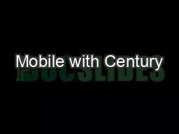 Mobile with Century