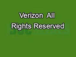 PDF-Verizon All Rights Reserved