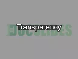 PDF-Transparency