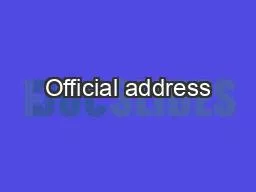 Official address