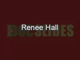 PDF-Renee Hall